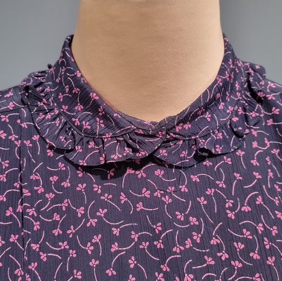 Vtg Jane Schaffhausen Belle France midi dress M/L - Picture 8 of 10